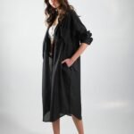 Long black blouse