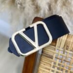 V Logo Belt Black