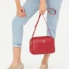 045B Pierre Cardin Red Crossbody Bag
