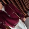 Burgundy pullover