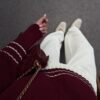 Burgundy pullover