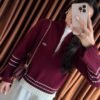 Burgundy pullover
