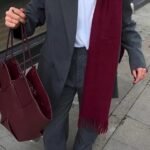 Burgundy Scarf