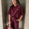 Burgundy Modal Suit