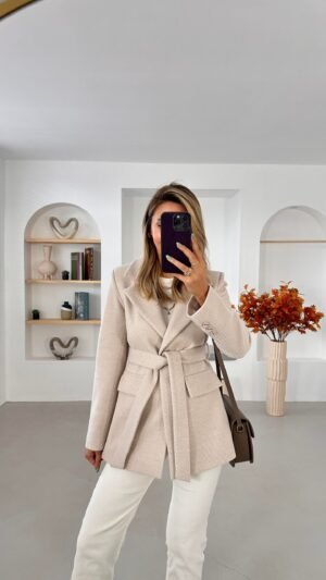 Elegant Coat Featuring