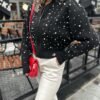 Zip-Up Pearl sweatshirt