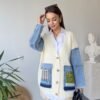 Women’s  Jacket with Denim Trim