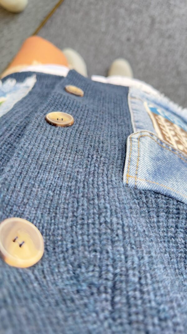 Women’s  Jacket with Denim Trim