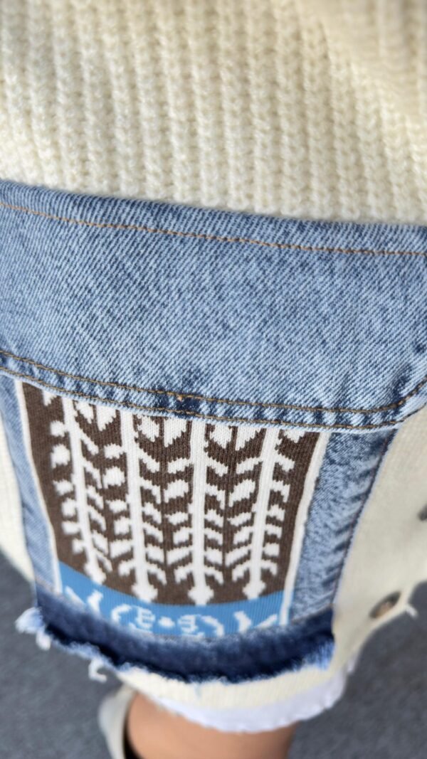 Women’s  Jacket with Denim Trim
