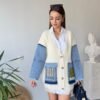Women’s  Jacket with Denim Trim