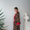 Jerome Long Textured Leopard-Print Cardigan