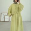 Green Sequined Muslin Set