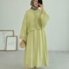 Green Sequined Muslin Set