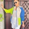 The Green & Blue Parachute Jacket