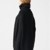 Women's Black Turtleneck PULLOVER