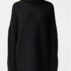 Women's Black Turtleneck PULLOVER