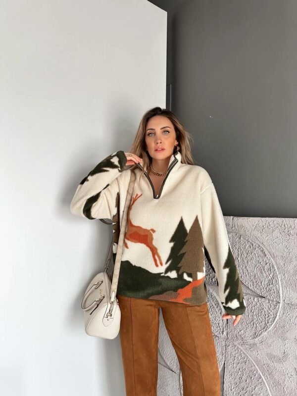 Women's Khaki Sweatshirt