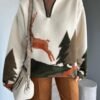 Women's Khaki Sweatshirt