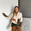 Women's Khaki Sweatshirt