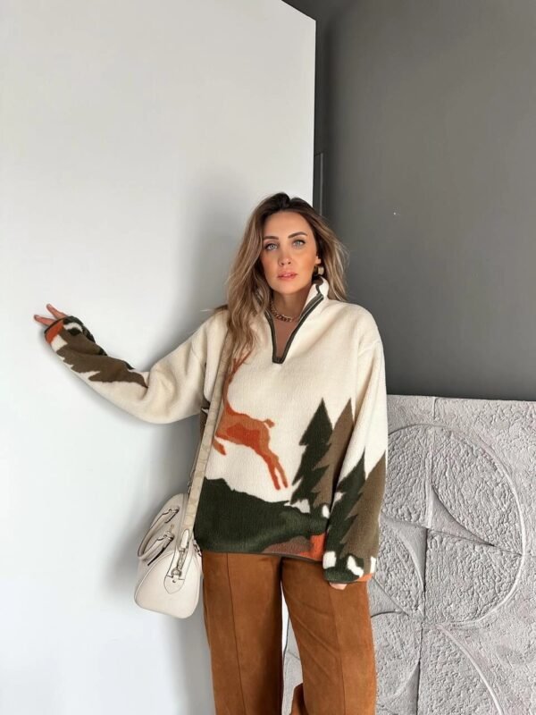 Women's Khaki Sweatshirt