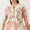 Women's Printed Button Knitwear Cardigan