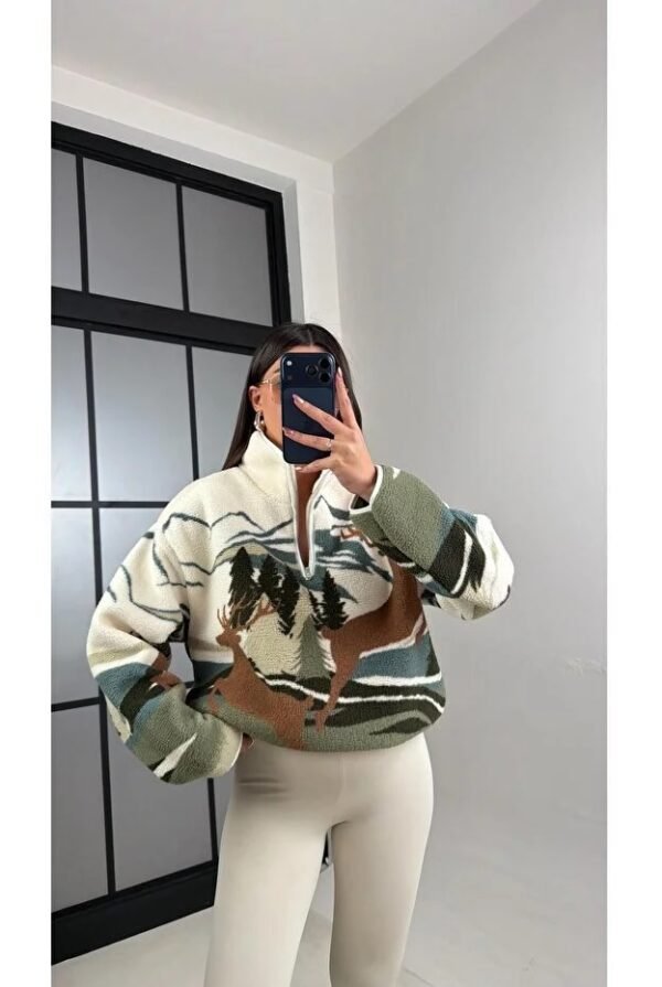 Green  Deer Sweatshirt