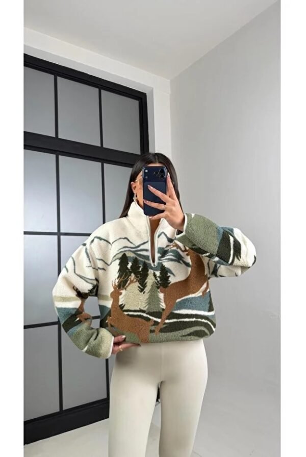 Green  Deer Sweatshirt