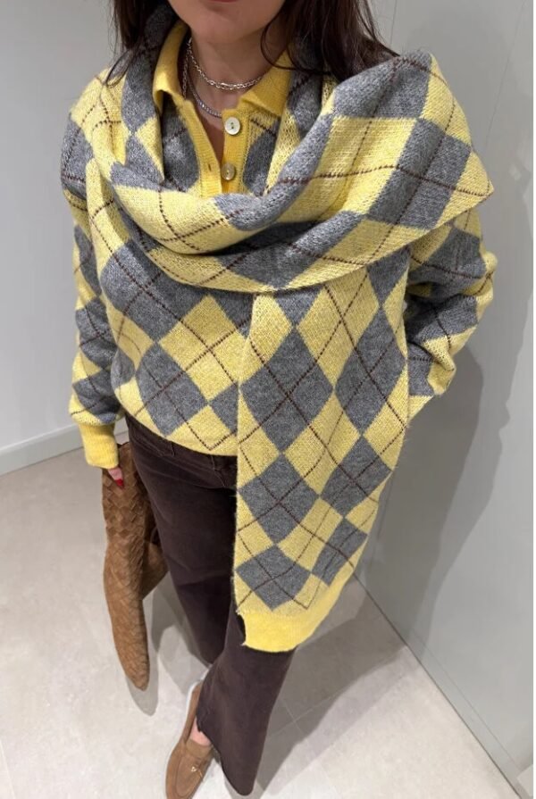 Premium Weft Yellow Pullover