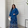 Relaxed Fit Printed Long Dress