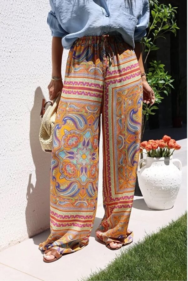 Ethnic Patterned Pants