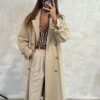 bej-kusakli-cepli-trenckot--48a5-9 Pocketed Trench Coat