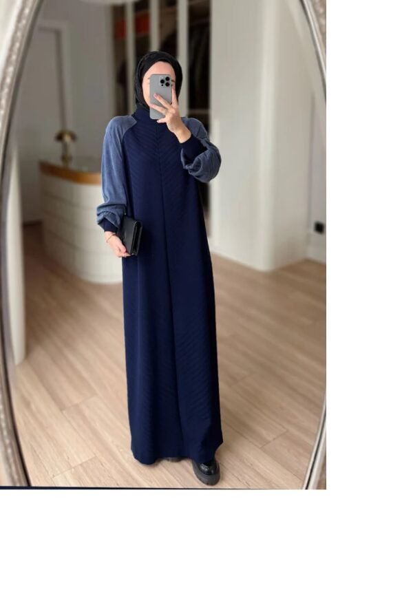Self-Patterned Mercerized Dress