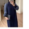 Self-Patterned Mercerized Dress