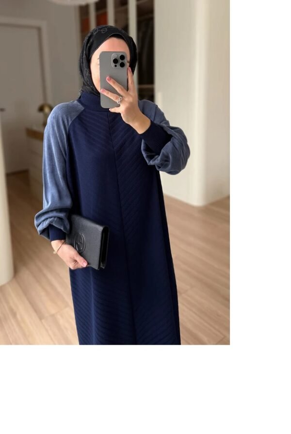 Self-Patterned Mercerized Dress