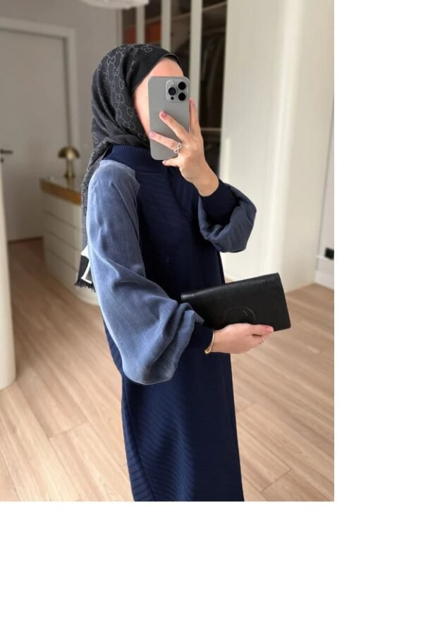 Self-Patterned Mercerized Dress