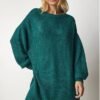 Oversize Long Basic Knitwear pullover