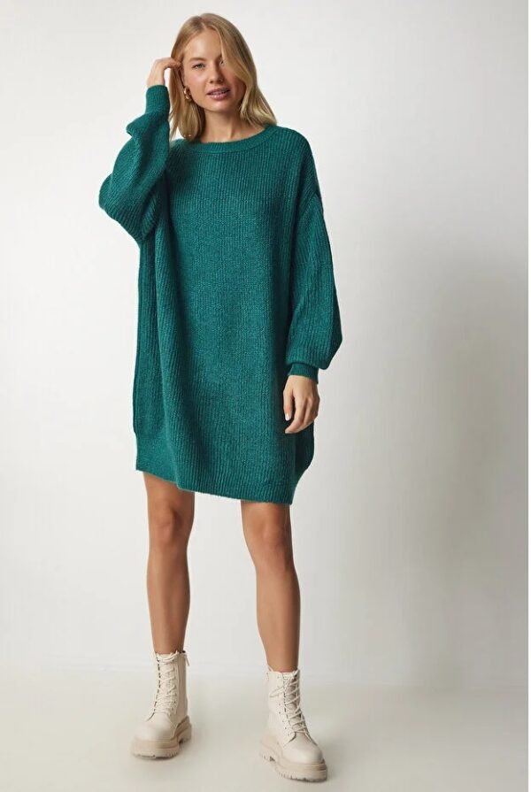 Oversize Long Basic Knitwear pullover