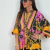 Yellow Printed Maxi Dress