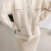 Pearl and Silver Detailed Cardigan