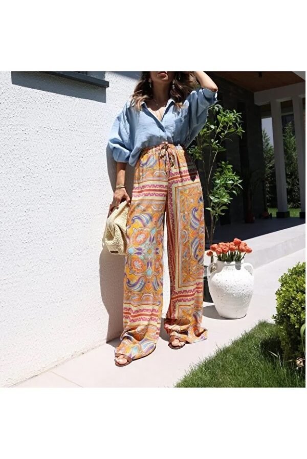 Ethnic Patterned Pants