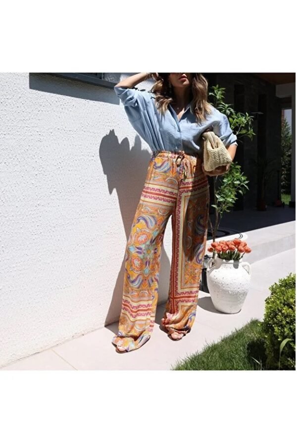 Ethnic Patterned Pants