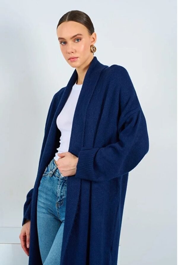 Luxe Front Open Shawl Collar Cardigan