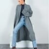 Front Open Knit Cardigan with Shawl Detail