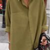 Single Pocket Large Cut blouse