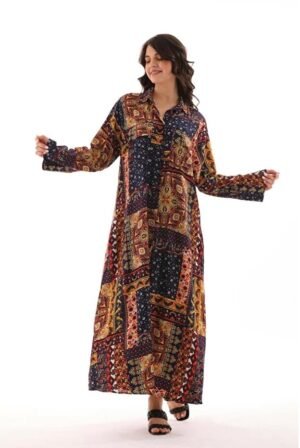 Women Mix Color Ethnic Pattern