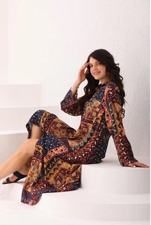 Women Mix Color Ethnic Pattern