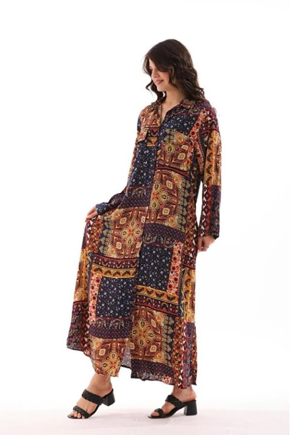 Women Mix Color Ethnic Pattern