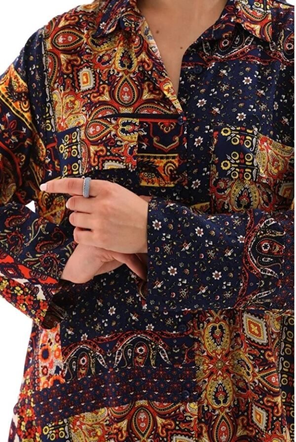 Women Mix Color Ethnic Pattern
