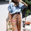 Ethnic Patterned Pants