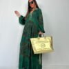 Trey Model Green Luxury Dress.